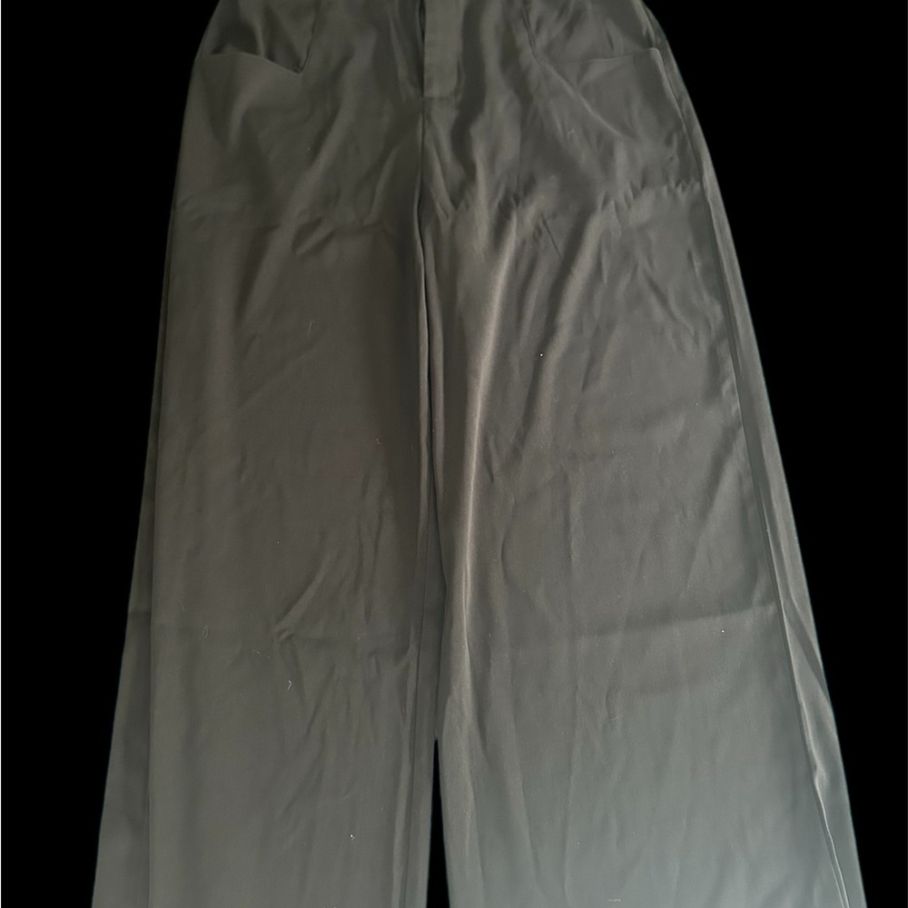 Unique Vintage Black XL Wide-Leg Pants
